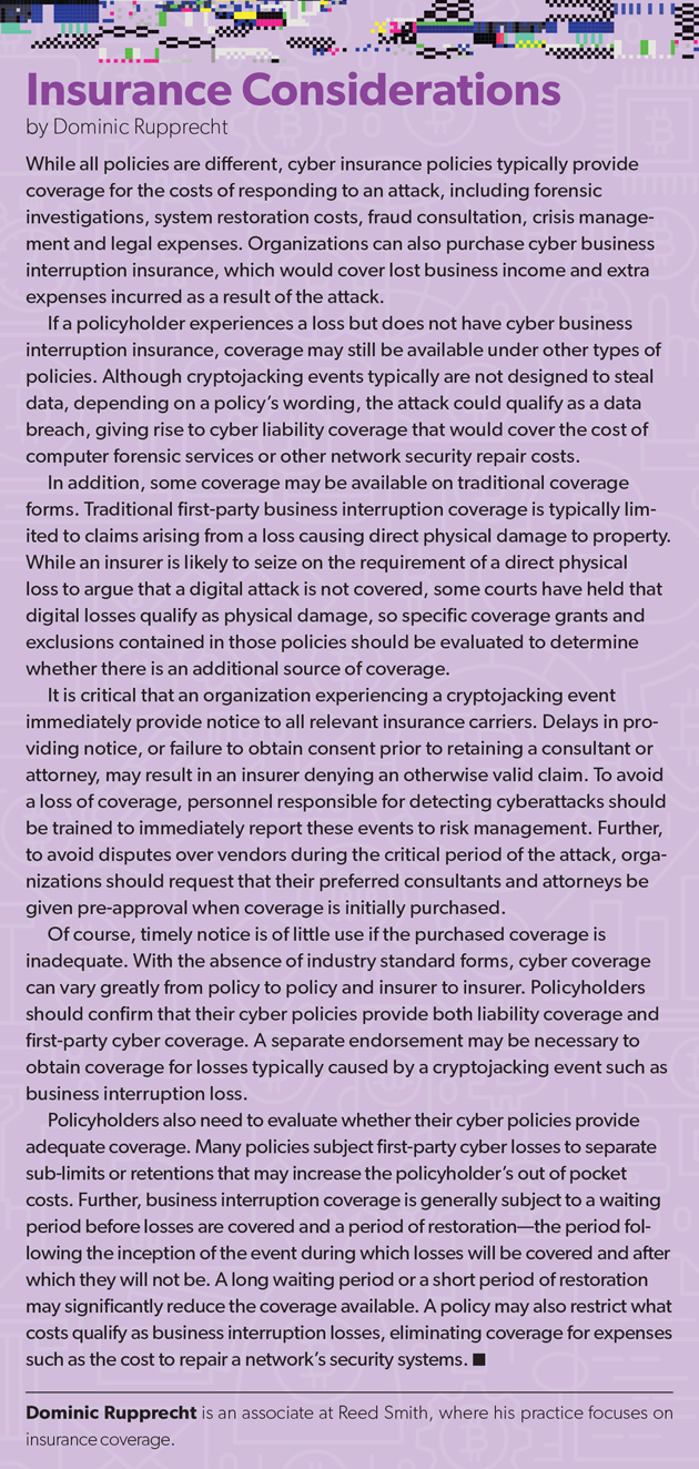 cryptojacking cyber insurance